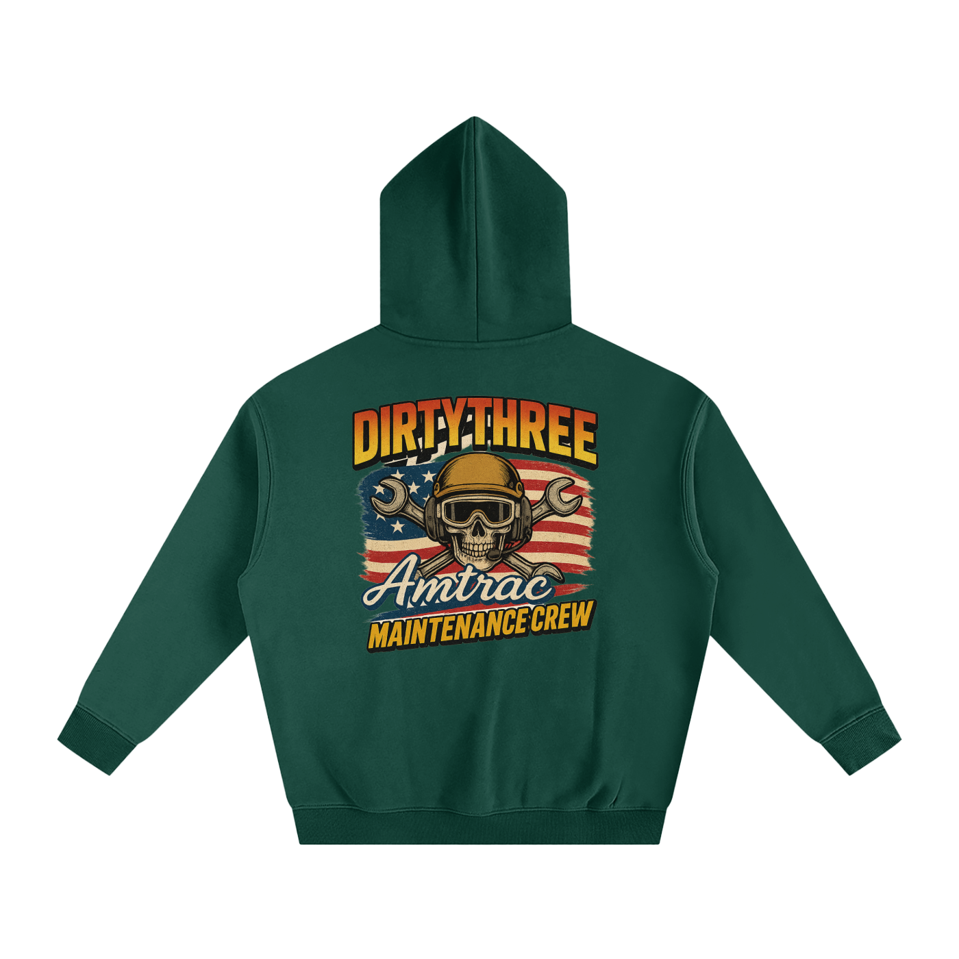 AMTRAC MAINTENANCE CREW HOODIE - OVERSIZED