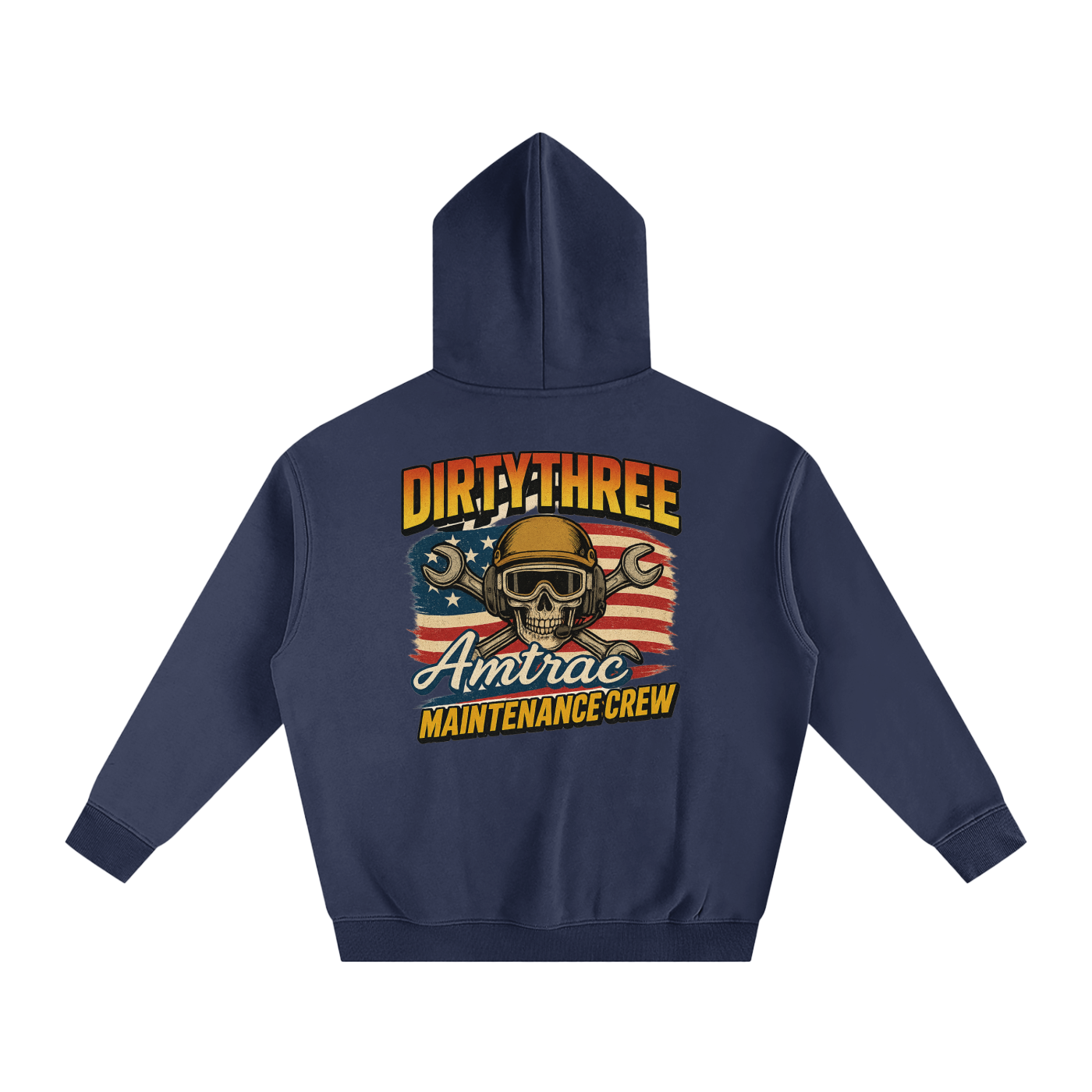 AMTRAC MAINTENANCE CREW HOODIE - OVERSIZED