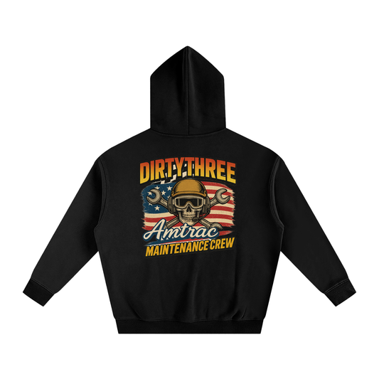 AMTRAC MAINTENANCE CREW HOODIE - OVERSIZED