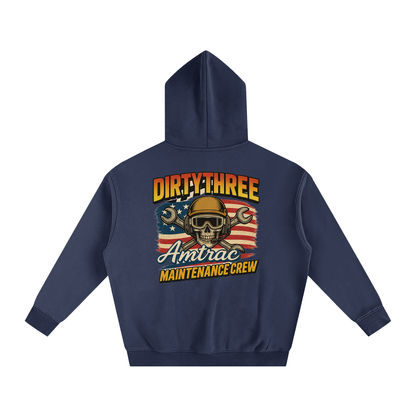 AMTRAC MAINTENANCE CREW HOODIE - OVERSIZED